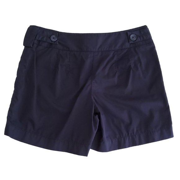 Ann Taylor Loft Regular to High-Rise Shorts | Like New | Size 0 | Navy Blue - Picture 7 of 9